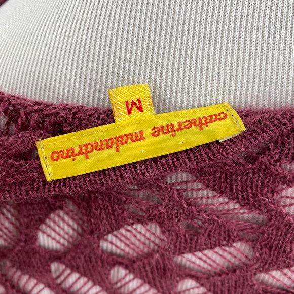 Catherine Malandrino Alpaca V Neck Knit Sweater - Picture 10 of 12